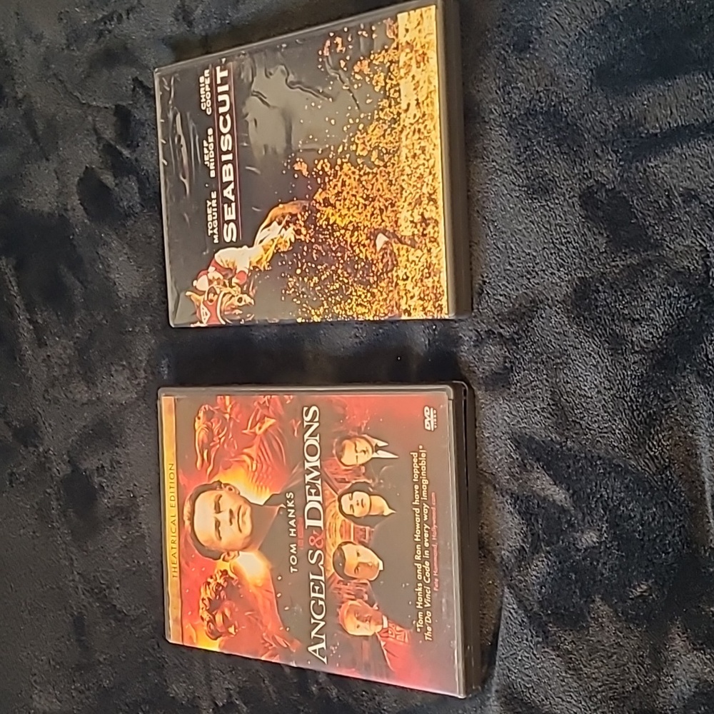 WAS $100. Original DVD'S Seabiscuit and Angels & Demons - Picture 3 of 9